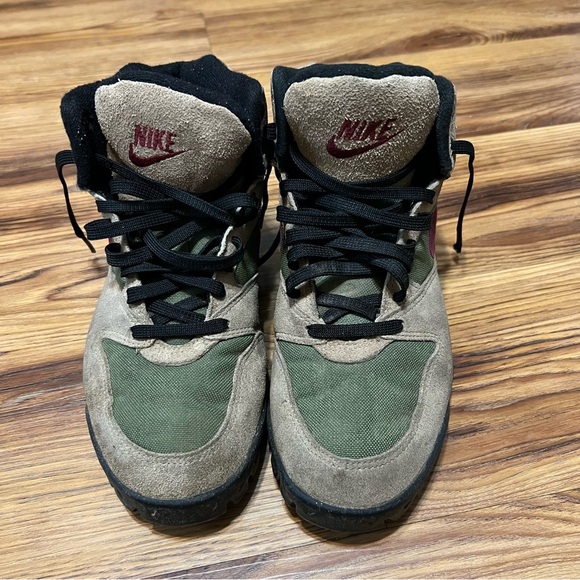Nike Shoes - Vintage 90s Nike Caldera ACG Hiking Women Boots Brown Suede  Size 9